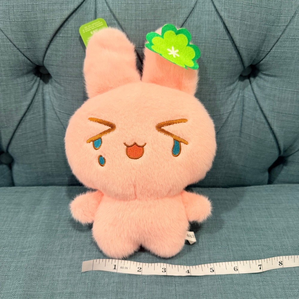 Chiikawa Usagi Plush Crying Face Peach Soft Toy Kids 9in - Picture 3 of 4